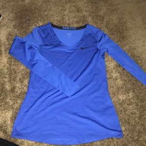 Long sleeve Nike pro shirt